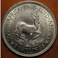 SA Union: 1948 King George VI Silver 5 Shillings * NICE *