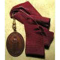 Guild of Saint Barnabas Nurse's Medal Badge with Neck Ribbon