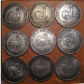 Nine (x9) 80% Silver 5 Shillings * Bid per Coin to Take All *
