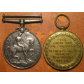 WW1 War War Victory Medal Pair to South African  Staff Nurse FCC Ross