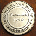 1990 President F.W. de Klerk: The New South Africa Silver Medal