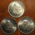Three 1963 Silver 20 Cents Coins * Nice *