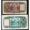 Hong Kong and Shanghai Bank 1973 $5 and 1981 $10