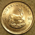 1991 1/10th Ounce Gold Krugerrand