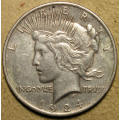 United States: 1924 Silver Peace Dollar
