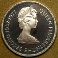 Jersey: Proof Silver Crown (25 Pence) for the Silver Jubilee of Queen Elizabeth II in 1977