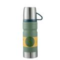 4 Piece Vacuum Thermos Insulated Stainless Steel Flask & Cup Gift Set 750ml
