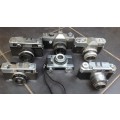 Vintage SLR/35mm cameras - DISPLAY ONLY (x6) (MECol8)