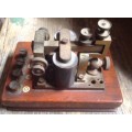Antique Morse Telegraph Key made by ATM Liverpool