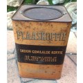 Vintage 5 pound Plaaskoffie coffee tin