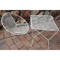 Vintage Children`s wire mesh garden set - Only one chair - Collection in Roodepoort only