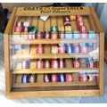 Vintage Coats skein of yarn shop cabinet (2)