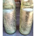 GW Shilling - Vintage Pretoria glass bottles (x2)
