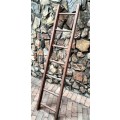 Vintage wooden ladder (213cm high)