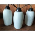 Vintage cluster of lampshades (x 5)