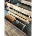 Vintage primary school desk - made in Cape Town (COLLECTION BOKSBURG ONLY)