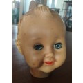 Vintage Rubber dolls head