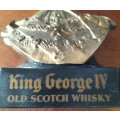 Whisky advertising - King George IV (Gold) - Plastic