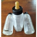 Vintage doll glass bottles (x 3) - for the doll  collector