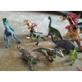 Vintage plastic toy dinosaurs (x 18)