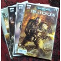 Vintage Comic books - Fire and Honour (No 1 to No 4)