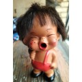 Little vintage rubber Japanese made doll