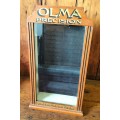 Antique wooden watch cabinet (Olma precision)