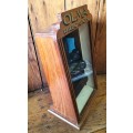 Antique wooden watch cabinet (Olma precision)