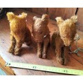 Antique wind-up toy dogs (x3)