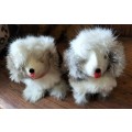 Antique wind-up toy dogs (x2)