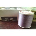 Vintage boxed Cotton thread / Coats Super Sheen (Rose drab x 7)