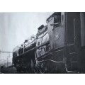 Locomotive No 2251 enlarged photographs x2 (27 x 20cm)