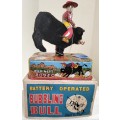 Boxed Vintage Japanese Tin Toy - Rodeo rider - battery operated