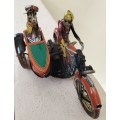 Tin Toy reproduction - Motorcycle rider