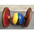 Vintage tin toy - musical/noisy roller