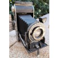 Vintage Agfa Bellows Camera (Billy Record) - Art Decor inlays