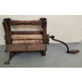 Antique mangle / wringer (wooden frame)