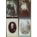 Antique photographs - Victorian/Edwardian ladies (x 10)
