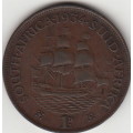 SA Union Bronze 1934 Penny