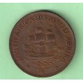 SA Union  1934 Half Penny