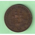 SA Union  1937 Half Penny