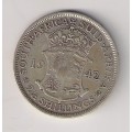 SA Union Silver 1942 Half Crown