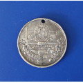 1902 Silver  Edward VII and Queen Alexandra Coronation Medallion