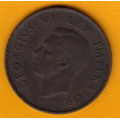 SA Union Bronze 1939 One Penny