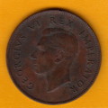 SA Union Bronze 1937 One Penny