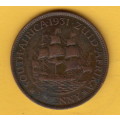 SA Union Bronze 1931 Half Penny