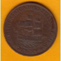 SA Union Bronze 1935 Penny
