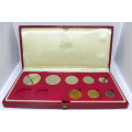 1980 South African Short Proof Set in Long Proof Box