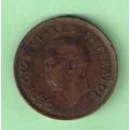 1944 SA Union Half Penny