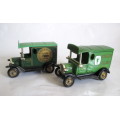 Two Lledo Die Cast Promotional Days Gone Models - Home Ales and Marks and Spencer Delivery Van.